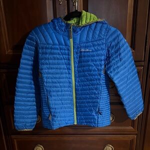 Eddie Bauer boys down coat insulated medium 10
